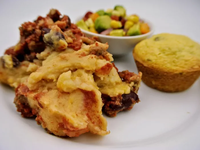 Baked Mexican Pie & Mashed Potatoes