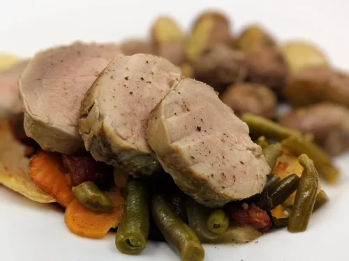 Riviera Pork Loin and Vegetables